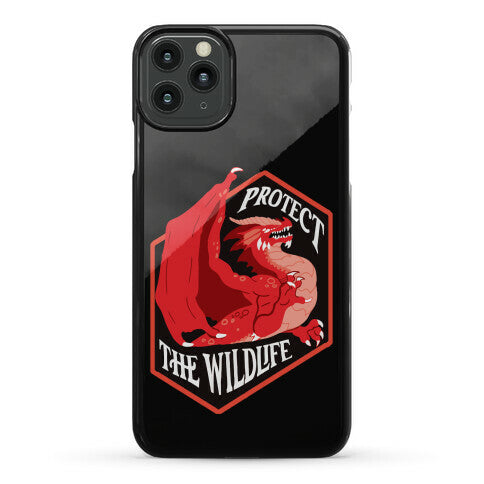 Protect The Wildlife Red Dragon Phone Case